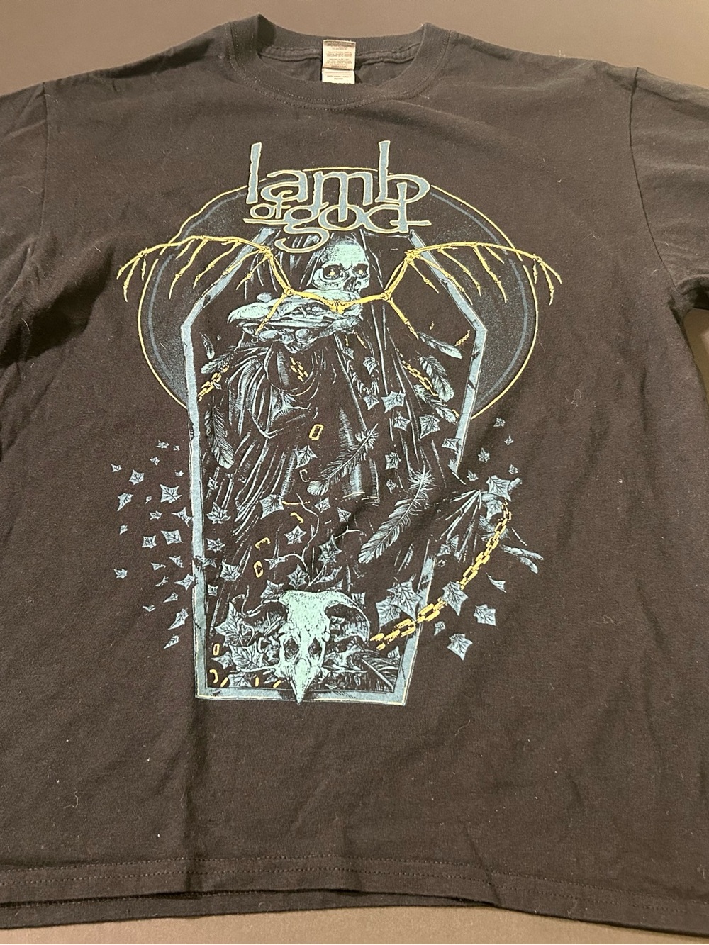Lamb of God black Gildan tee
